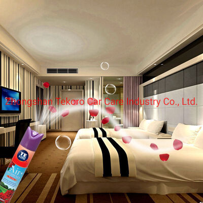 Tekoro Air Freshener Aerosol Spray con fragancia natural para uso multipropósito y certificado CE, RoHS, SGS, GMP