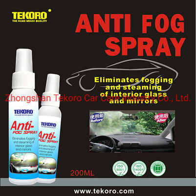 Tekoro Anti Mist Spray elimina la condensación interior Rápido y sencillo de usar con niebla interior reducida para espejos de automóviles y espejos de baño