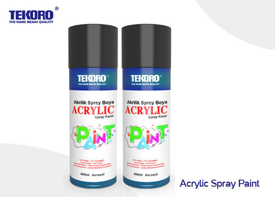 Sequedad rápida de acrílico de la pintura de espray de los diversos colores para los accesorios del jardín del plástico y del metal