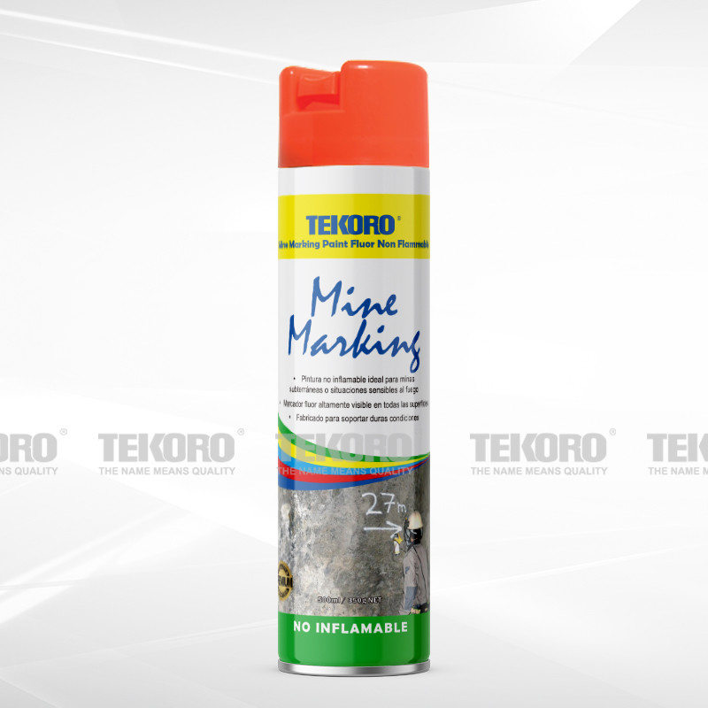 500 ml de pintura de marcado de minas no inflamable Seca dura 30 min Adhesión grado 1 Seca rápida