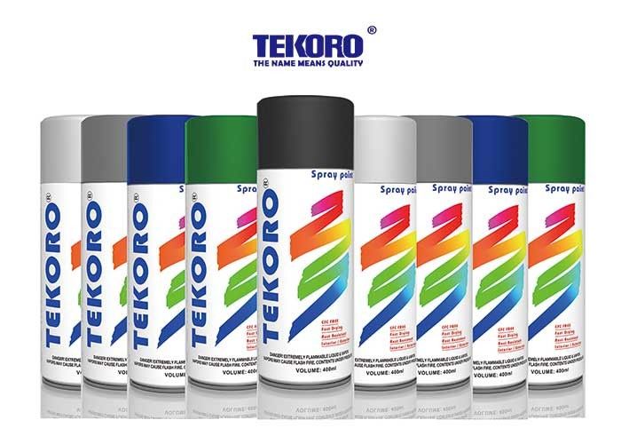 Pintura multicolor antióxido para cercas y artesanías Proporción de pulverización 99% Sistema de pintura Acrílico